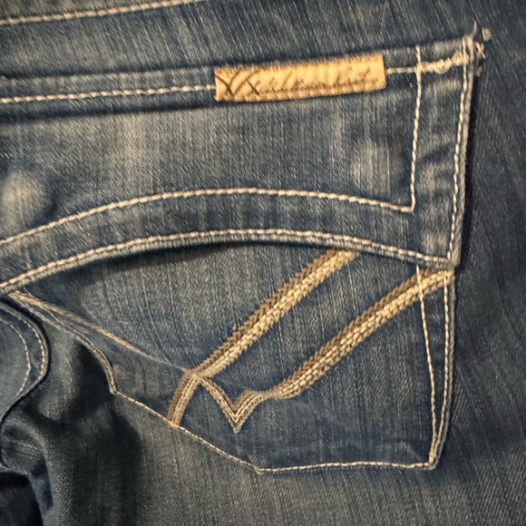 William Rast Blue Boot Cut Jeans Medium Wash - Picture 3 of 11